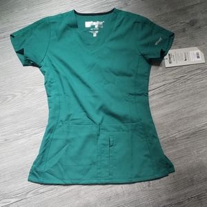Greys Anatomy Scrub Top. XXSMALL Hunter Green